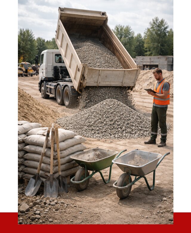 Доставка нерудных материалов в Кондопоге от 1218 руб. | ПРОНЕРУДКнп