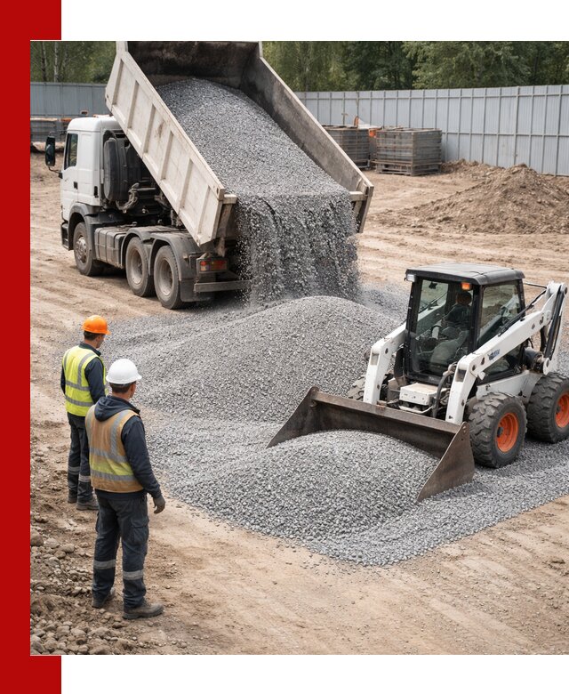 Доставка и продажа гранитного щебня фракции 0-5 в Кондопоге