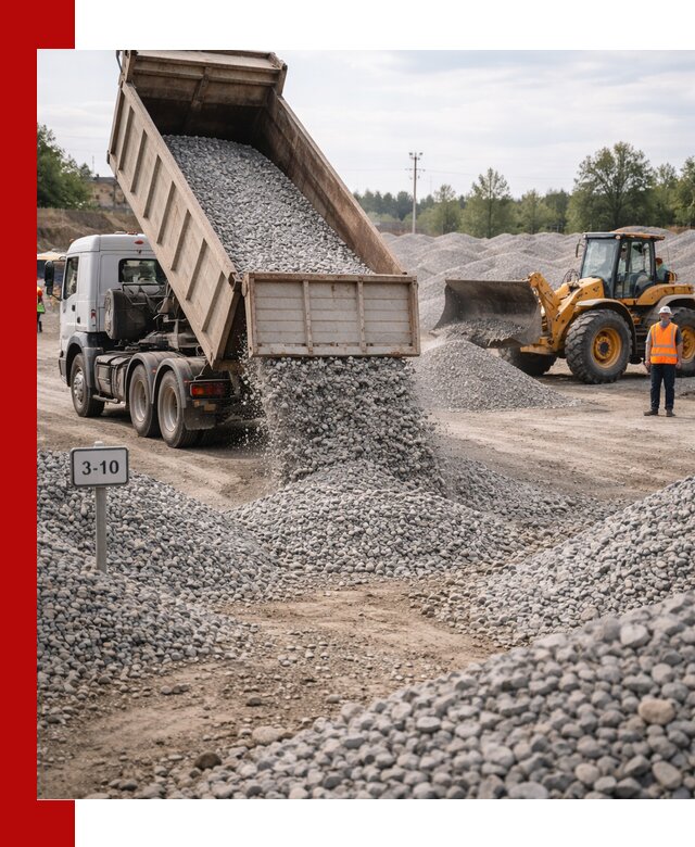 Гранитный щебень фракции 3–10: доставка и продажа в Кондопоге