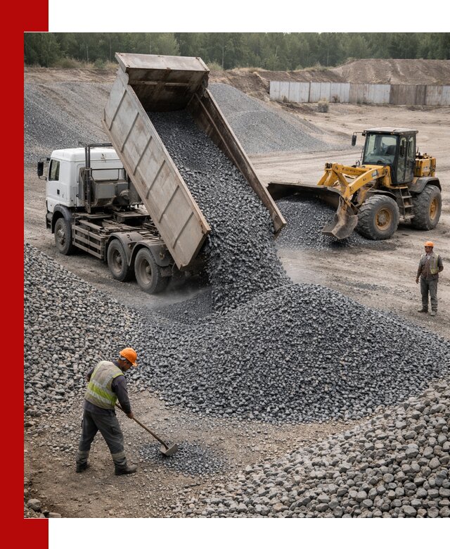 Щебень габбро-диабаз фр. 5-20 с доставкой в Кондопоге