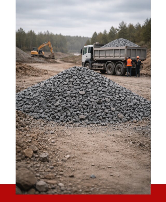 Щебень габбро диабаз фракция 40-70 в Кондопоге от 2233 р-ПРОНЕРУДКнп