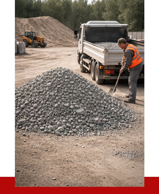 Гравийный щебень фракция 5-10 в Кондопоге от 2233 р. | ПРОНЕРУДКнп