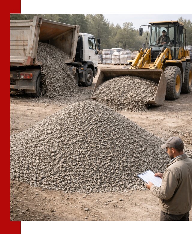 Гравийный щебень фракция 5–10 с доставкой в Кондопоге