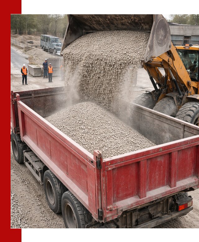 Купить известняковый щебень фракции 0-5 с доставкой в Кондопоге