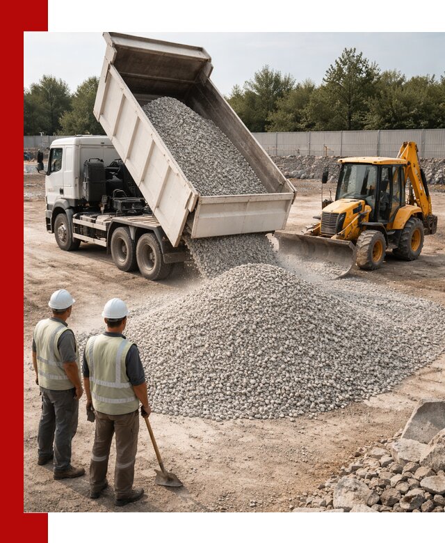 Купить известняковый щебень фракции 5–10 мм с доставкой в Кондопоге