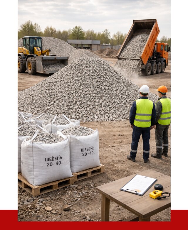 Известняковый щебень 20-40 в Кондопоге от 2132 р. ПРОНЕРУДКнп