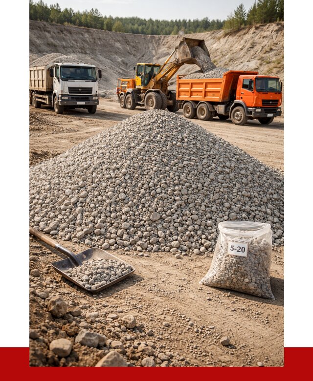 Доломитовый щебень фр. 5-20 в Кондопоге от 4264 р. | ПРОНЕРУДКнп