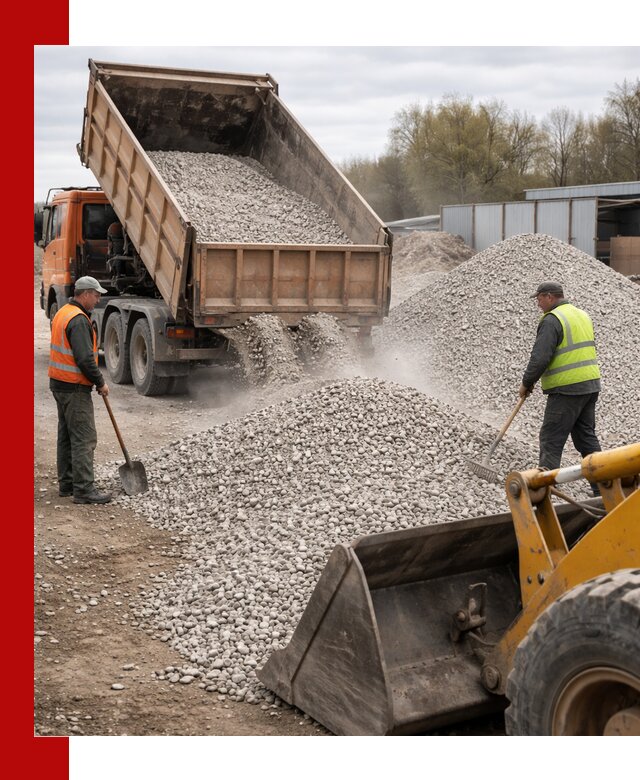 Доломитовый щебень фракции 5-20 с доставкой в Кондопоге