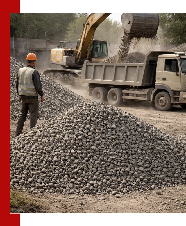 Шлаковый щебень фракция 5-20 с доставкой в Кондопоге
