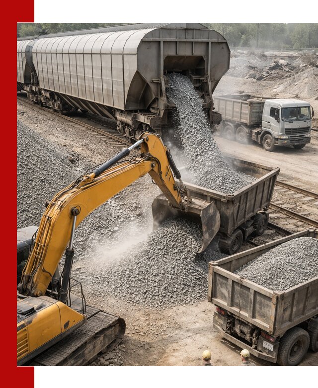 Доставка железнодорожного щебня в Кондопоге крупными партиями быстрого отгруза