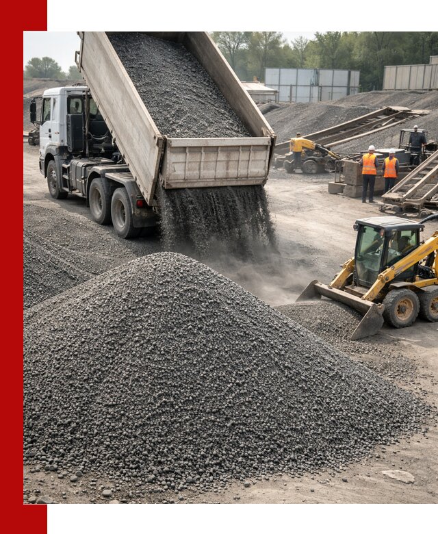 Вторичный щебень фракция 0–5 с доставкой в Кондопоге