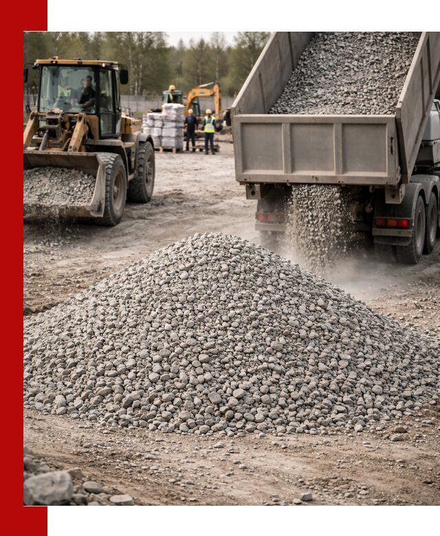 Вторичный щебень фракции 5-20 в Кондопоге — доставка и продажа крупнотоннажно