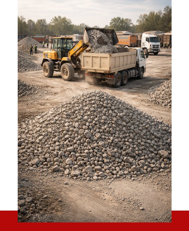 Вторичный щебень фракция 40-70 в Кондопоге от 1766 р, ПРОНЕРУДКнп