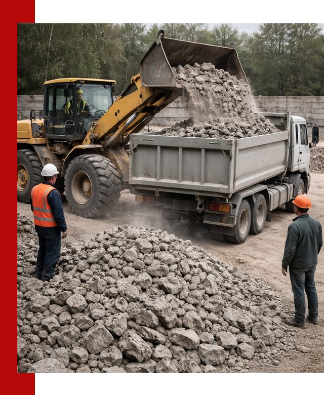 Вторичный щебень фракция 70–150 в Кондопоге с доставкой