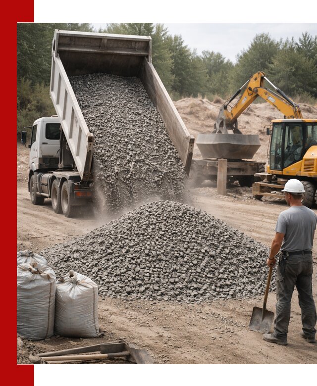 Доставка и продажа бетонного щебня в Кондопоге