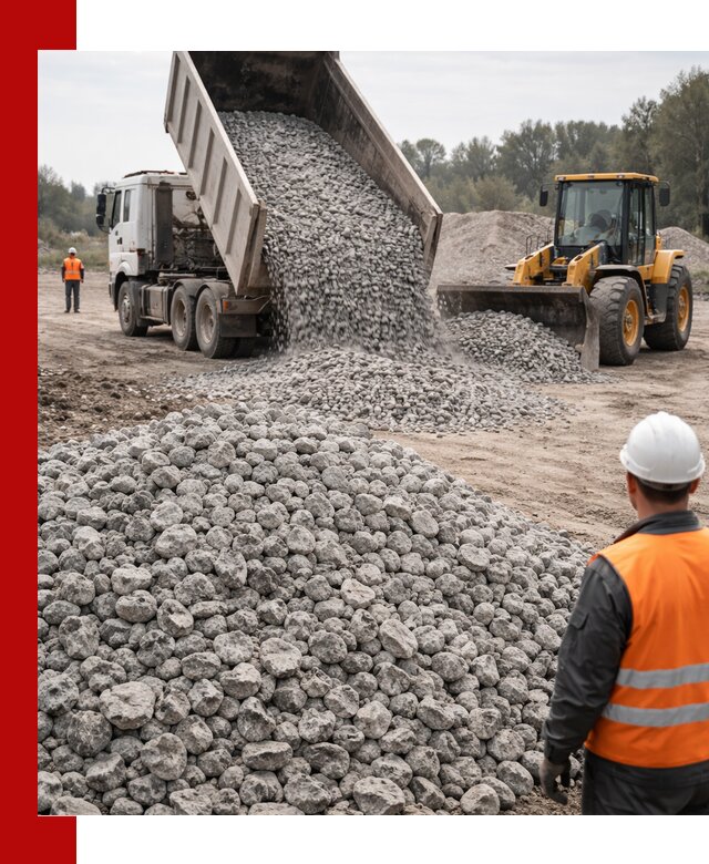 Доставка бетонного щебня фракции 20-40 в Кондопоге