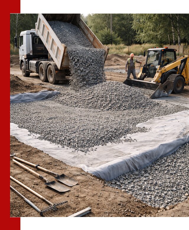 Щебень для фундамента с доставкой в Кондопоге