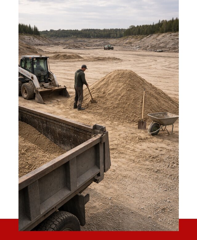 Карьерный песок среднезернистый в Кондопоге, от 2233 р. ПРОНЕРУДКнп