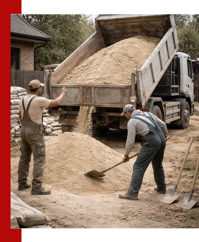 Песок для штукатурки с доставкой в Кондопоге качественный и чистый
