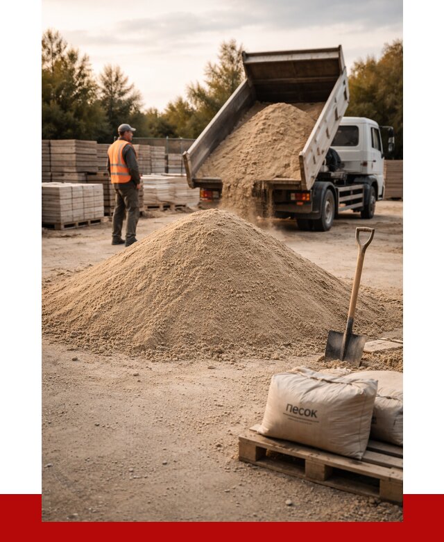 Купить сухой песок в Кондопоге с доставкой от 2436 р. | ПРОНЕРУДКнп