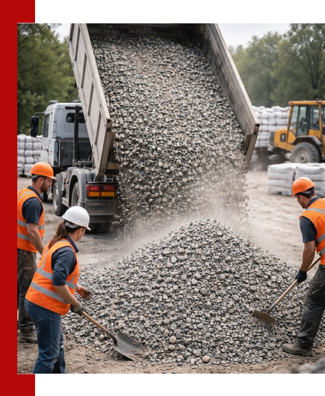Доставка гравия и камня в Кондопоге оптом и в розницу