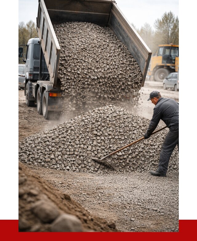 Гравий фракция 20-40 в Кондопоге от 2538 р. доставка | ПРОНЕРУДКнп