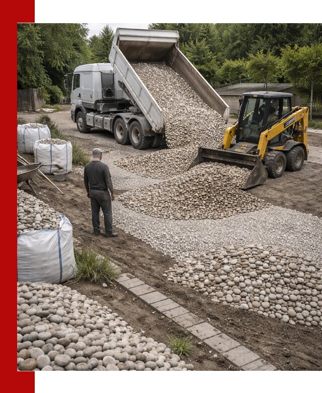 Доставка морской гальки оптом и в розницу в Кондопоге