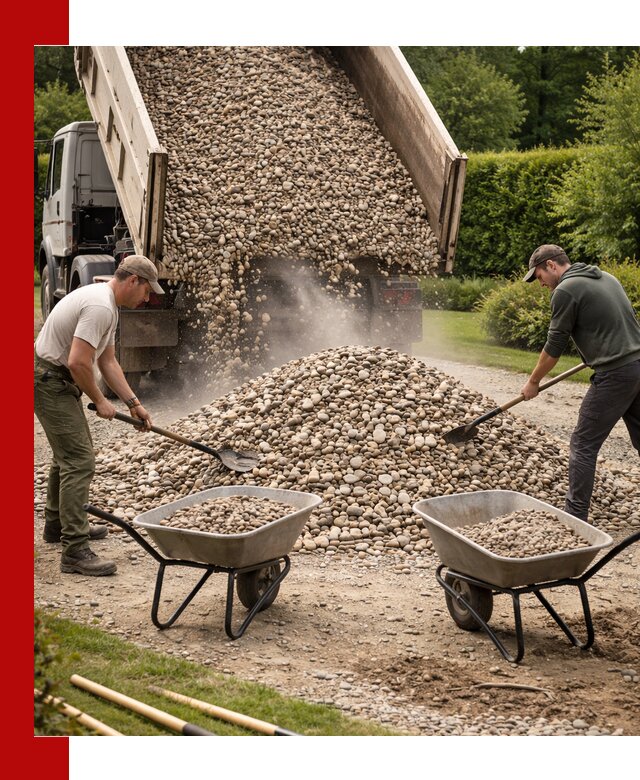 Доставка и продажа декоративной гальки в Кондопоге