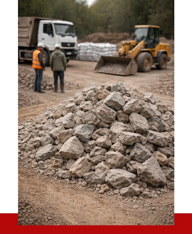 Купить бутовый камень с доставкой в Кондопоге от 2335 р. | ПРОНЕРУДКнп