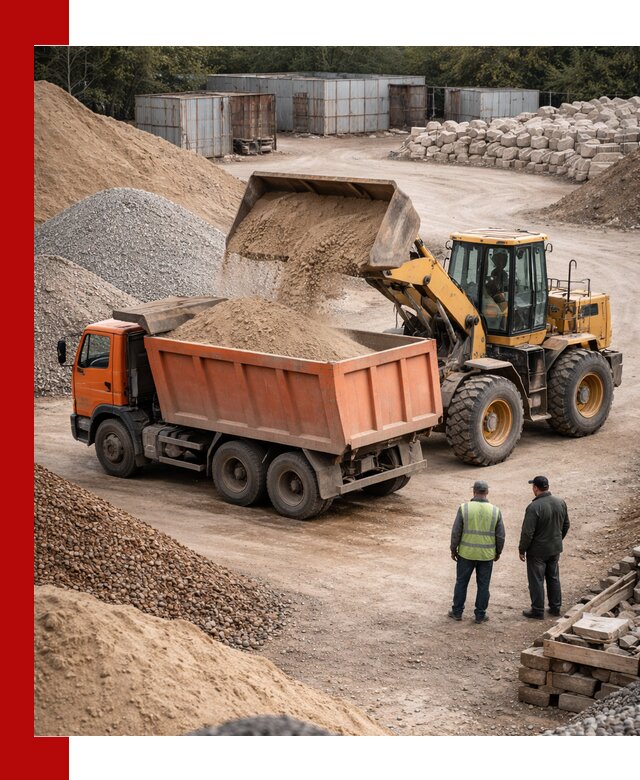 Доставка сыпучих смесей и смесей для стройки в Кондопоге