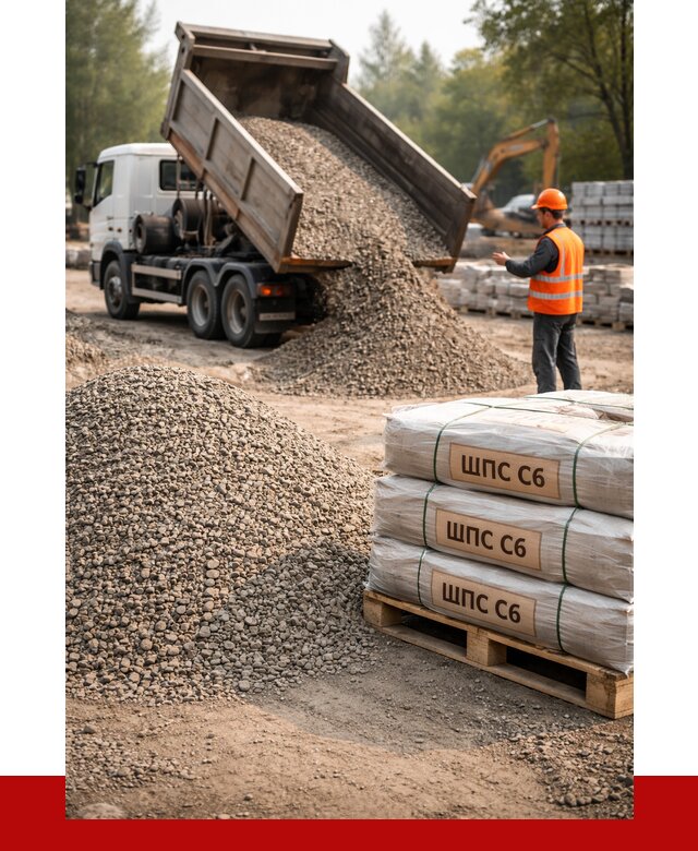 ЩПС С6 в Кондопоге с доставкой от 2233 р. за куб | ПРОНЕРУДКнп