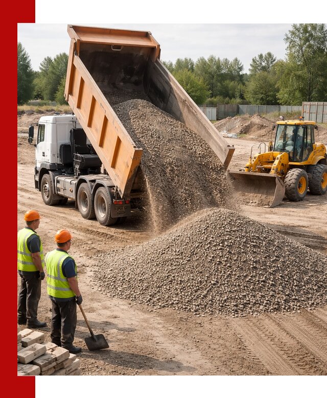 Доставка щебёночно-песчаной смеси ЩПС С7 в Кондопоге