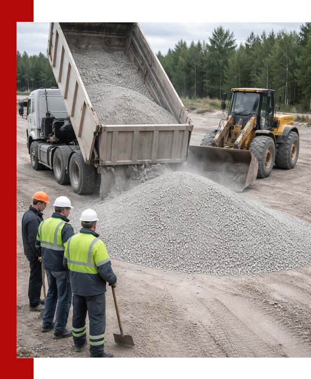 Известняковый отсев 0-5 доставка в Кондопоге быстро и выгодно