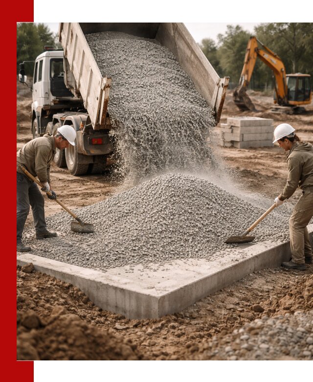 Доставка и продажа отсева для бетона в Кондопоге