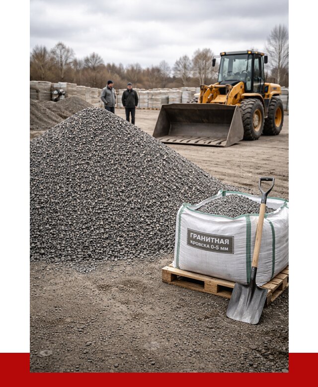 Купить гранитную крошку в Кондопоге от 4873 р. с доставкой | ПРОНЕРУДКнп
