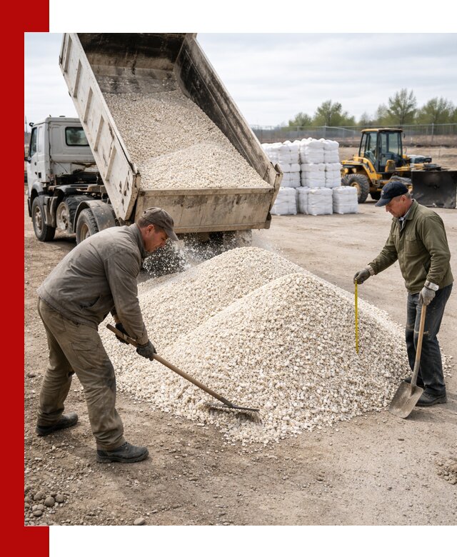 Мраморная крошка с доставкой и разгрузкой в Кондопоге