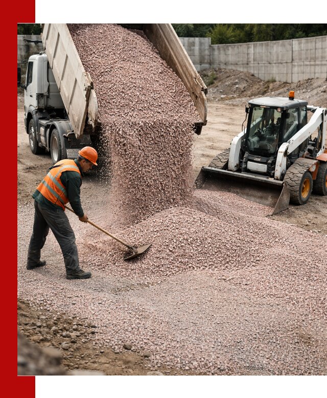 Крошка розовый гранит с доставкой в Кондопоге от производителя
