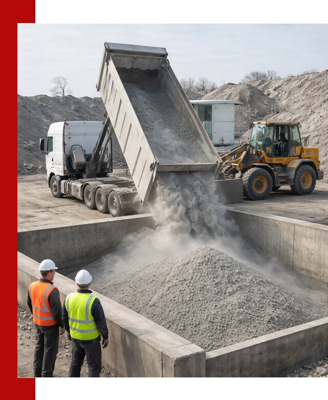 Доставка цемента навалом в Кондопоге крупными партиями