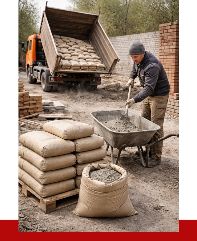 Купить сухую смесь для кладки в Кондопоге от 1218 р. | ПРОНЕРУДКнп