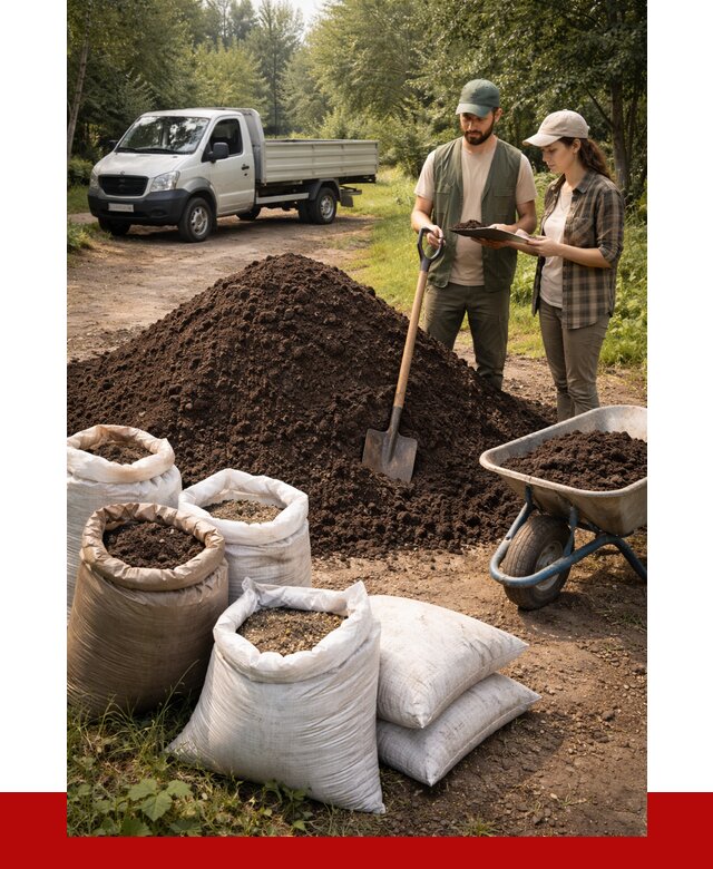 Купить грунт с доставкой в Кондопоге от 4568 р. за м3 | ПРОНЕРУДКнп