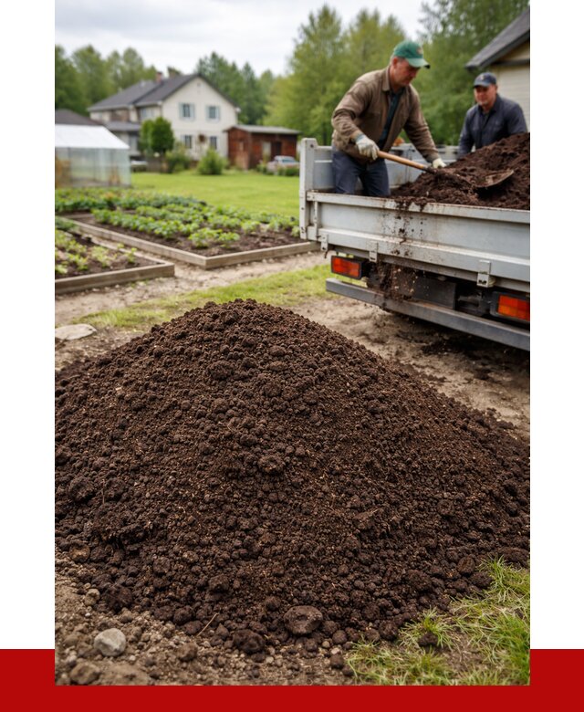 Плодородный грунт в Кондопоге с доставкой от 4264 р. | ПРОНЕРУДКнп