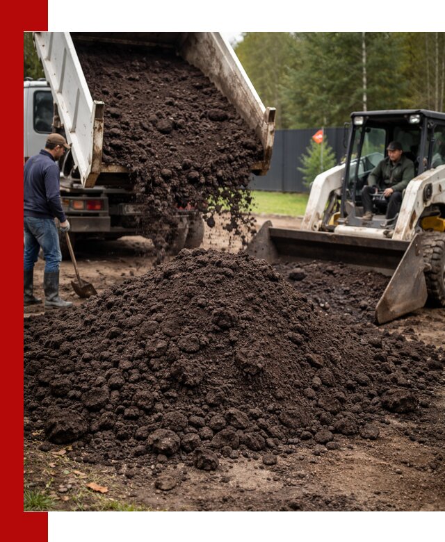 Плодородный грунт с доставкой в Кондопоге для садов и огородов