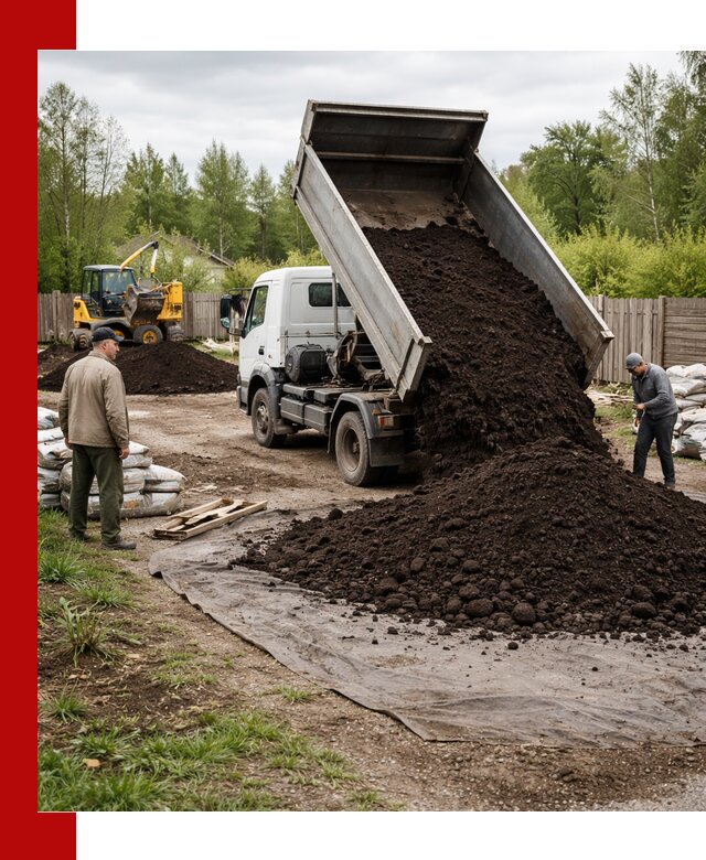 Доставка качественного почвогрунта в Кондопоге оптом и в розницу