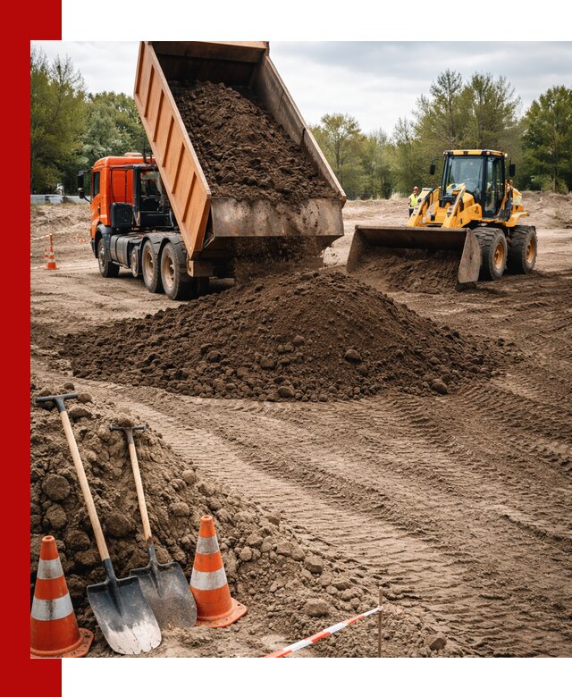 Поставка и доставка планировочного грунта в Кондопоге
