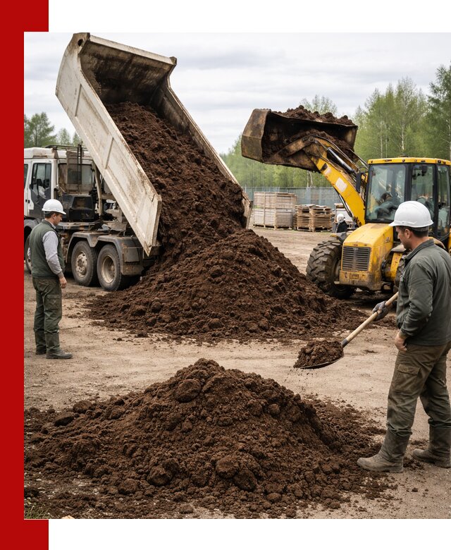 Доставка торфа оптом и в мешках в Кондопоге