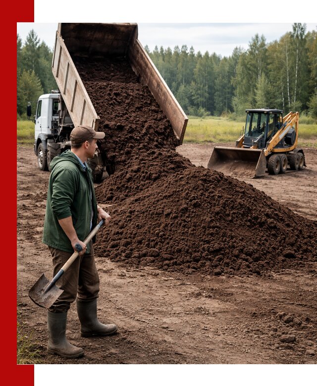 Купить верховой торф с доставкой в Кондопоге для садоводства и растений