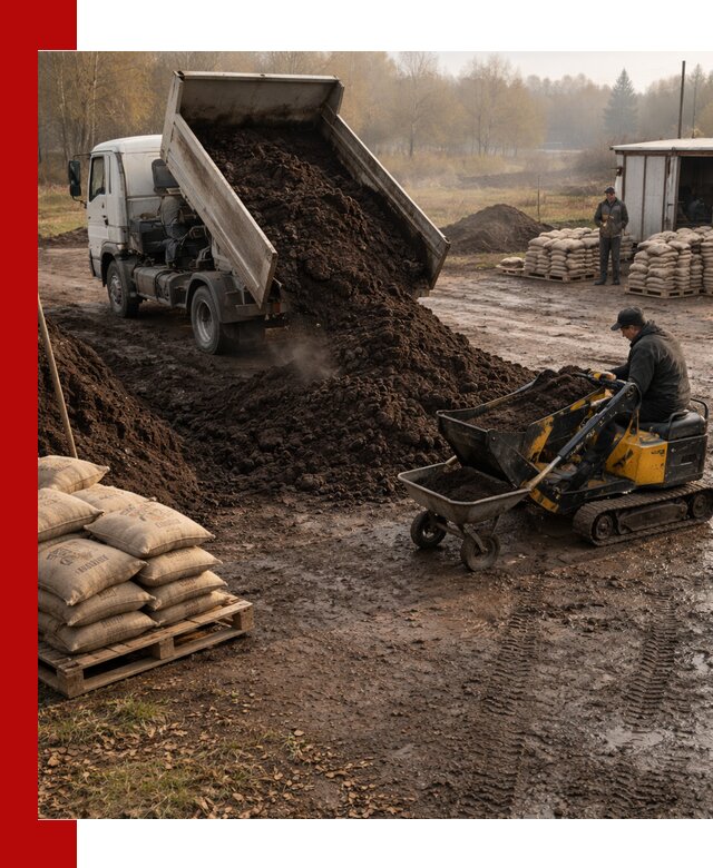 Кислый торф в доставке по выгодным ценам в Кондопоге