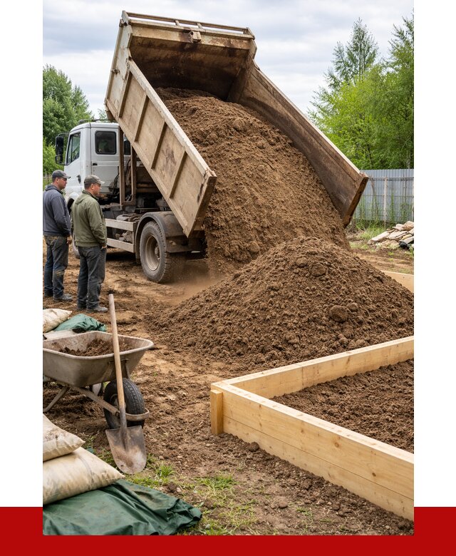 Торфо песчаная смесь в Кондопоге с доставкой от 1878 р. | ПРОНЕРУДКнп