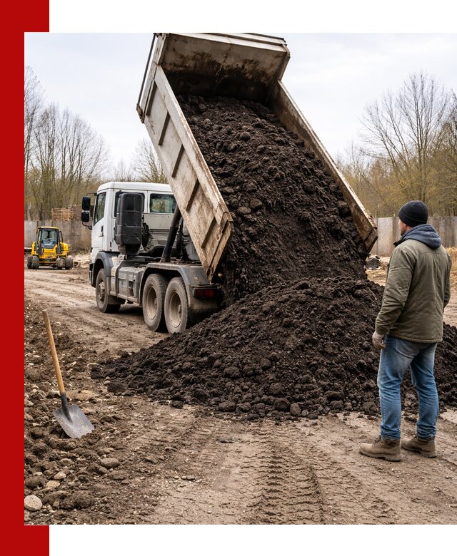 Доставка чернозема навалом в Кондопоге быстро и выгодно