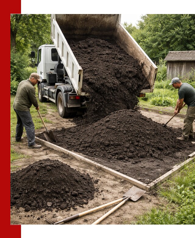 Купить чистый чернозем для огорода с доставкой в Кондопоге